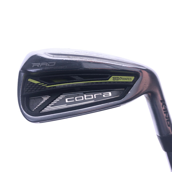 Used Cobra RAD Speed 7 Iron / 27.5 Degrees / Stiff Flex - Replay Golf 