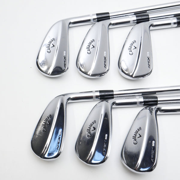 Used Callaway Apex MB 2018 Iron Set / 5 - PW / Stiff Flex