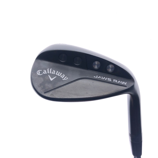 Used Callaway Jaws Raw Black Plasma Lob Wedge / 58.0 Degrees / Wedge Flex - Replay Golf 