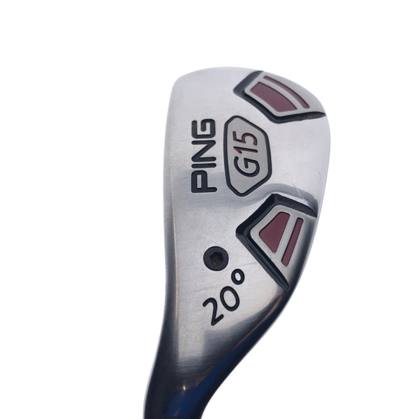 Used Ping G15 3 Hybrid / 20 Degrees / Regular Flex / Left-Handed - Replay Golf 