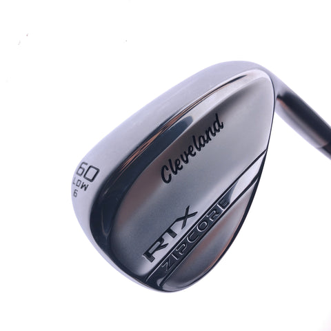 Used Cleveland RTX Zipcore Tour Satin Lob Wedge / 60.0 Degrees / Wedge Flex - Replay Golf 