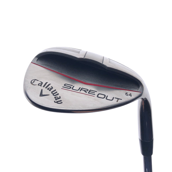 Used Callaway Sure Out Lob Wedge / 64.0 Degrees / Wedge Flex - Replay Golf 
