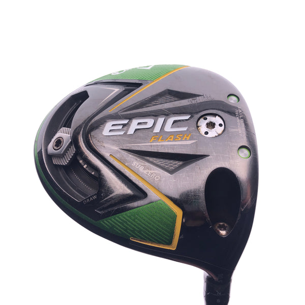 Used Callaway EPIC Flash Sub Zero Driver / 10.5 Degrees / Stiff Flex - Replay Golf 