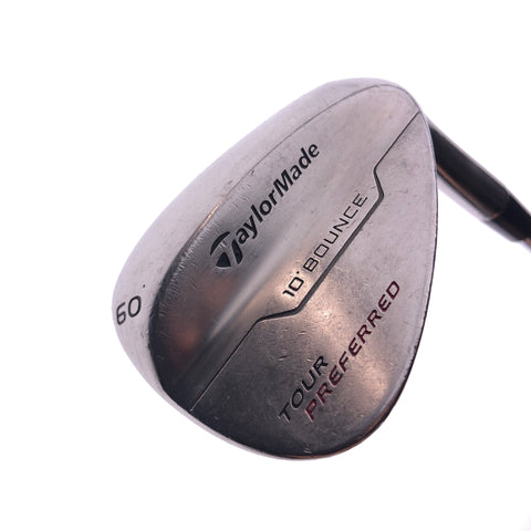 Used TaylorMade Tour Preferred Lob Wedge / 60.0 Degrees / Wedge Flex - Replay Golf 