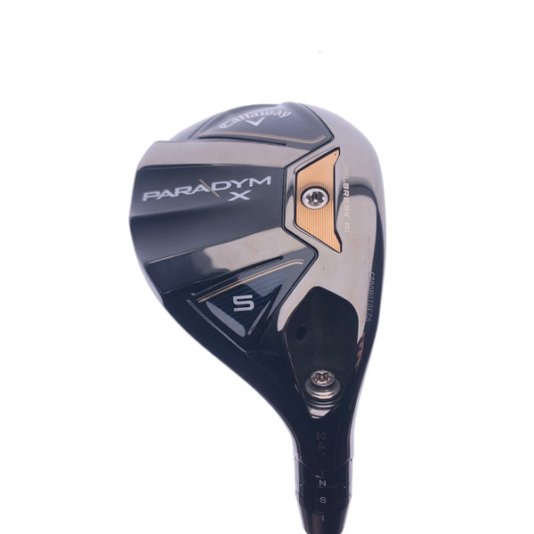 Used Callaway Paradym X 5 Hybrid / 24 Degrees / Stiff Flex - Replay Golf 