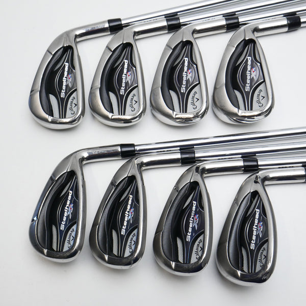 Used Callaway Steelhead XR Iron Set / 4 - PW + AW / Regular Flex