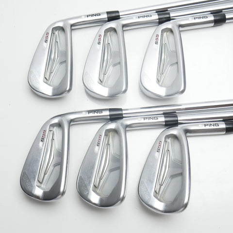 Used Ping S55 Iron Set / 4 - 9 IRON / Stiff Flex - Replay Golf 