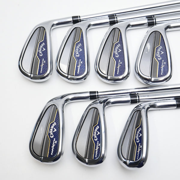 Used Callaway Paradym X Iron Set / 5 - SW / Stiff Flex