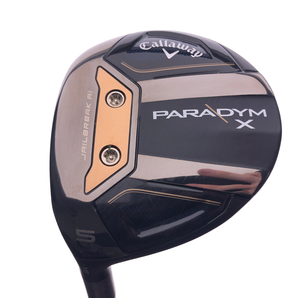 Used Callaway Paradym X 5 Fairway Wood / 18 Degrees / Stiff Flex / Left-Handed - Replay Golf 