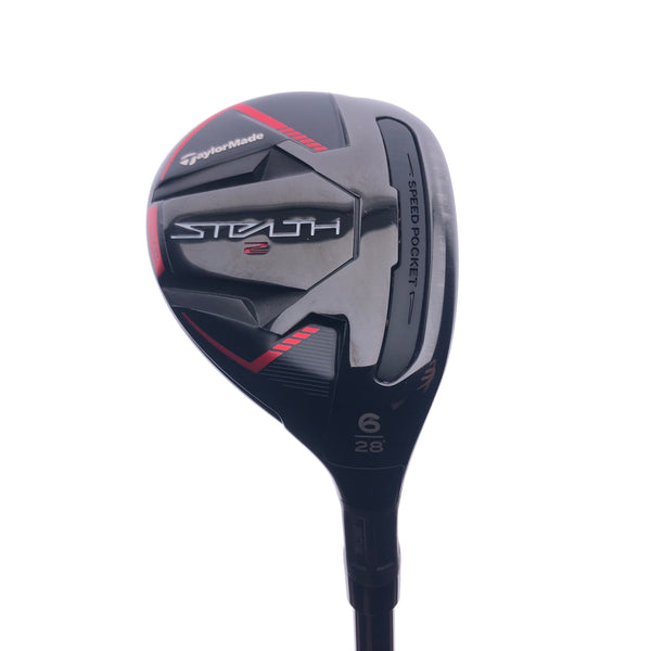 Used TaylorMade Stealth 2 6 Hybrid / 28 Degrees / A Flex - Replay Golf 