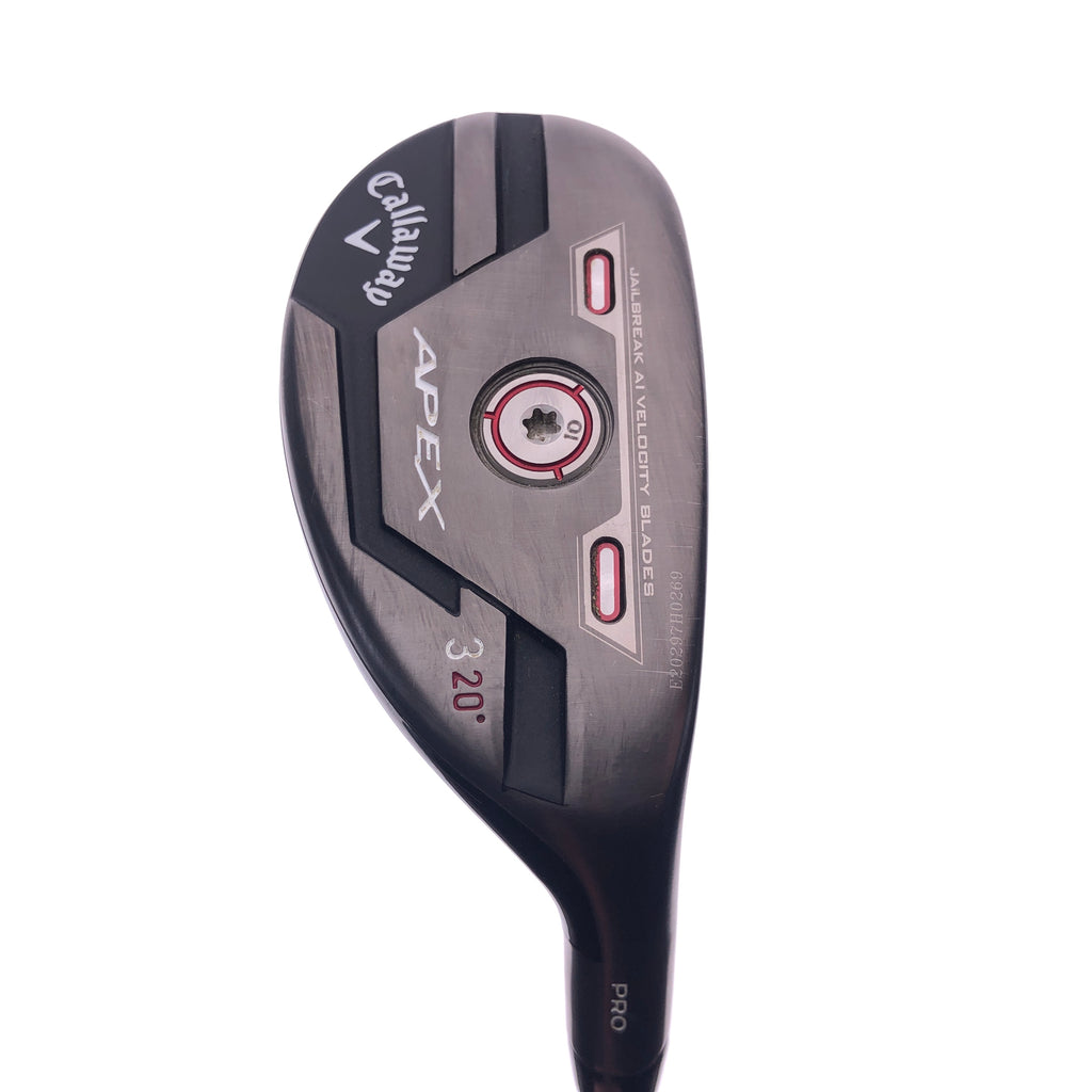 Used Callaway Apex Pro 21 3 Hybrid / 20 Degrees / Stiff Flex - Replay Golf 