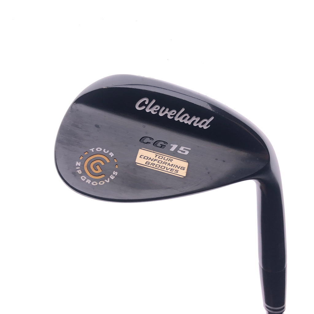 Used Cleveland CG15 Black Pearl Sand Wedge / 54.0 Degrees / Wedge Flex - Replay Golf 