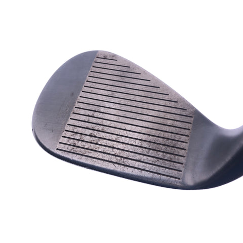 Used TaylorMade Milled Grind 3 Black Lob Wedge / 58.0 Degrees / Stiff Flex - Replay Golf 