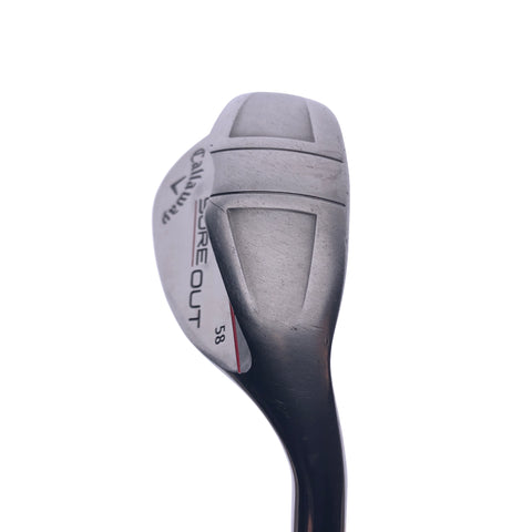 Used Callaway Sure Out Lob Wedge / 58.0 Degrees / Wedge Flex - Replay Golf 