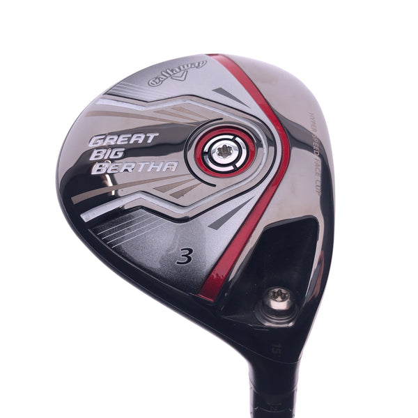 Used Callaway Great Big Bertha 2015 3 Fairway Wood / 15 Degrees / Regular Flex - Replay Golf 