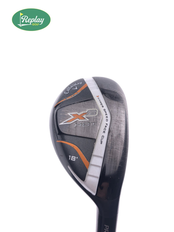 Callaway X2 Hot Pro 2 Hybrid / 18 Degrees / Accra 90i X-Flex - Replay Golf 