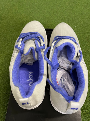 EX Shop Display Footjoy Ladies enJoy Golf Shoes 95708K / Light Grey / Size UK 5.5 - Replay Golf 