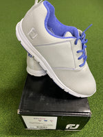 Footjoy Ladies enJoy Golf Shoes 95708K / Light Grey / Size UK 6 WIDE - Replay Golf 