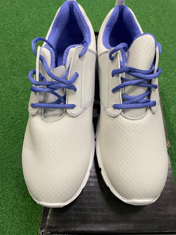 EX Shop Display Footjoy Ladies enJoy Golf Shoes 95708K / Light Grey / Size UK 7 W - Replay Golf 