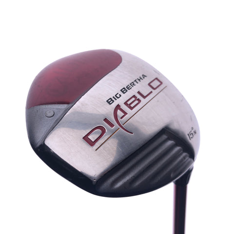 Used Callaway Big Bertha Diablo 3 Fairway Wood / 15 Degrees / Regular Flex