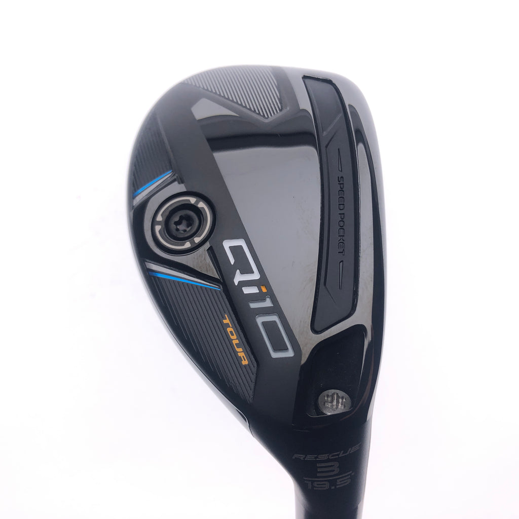 Used TaylorMade Qi10 Tour 3 Hybrid / 19.5 Degrees / Stiff Flex - Replay Golf 