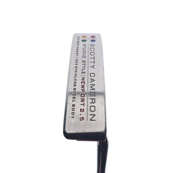 Used Scotty Cameron Studio Style Newport 2.5 Putter / 35.0 Inches - Replay Golf 
