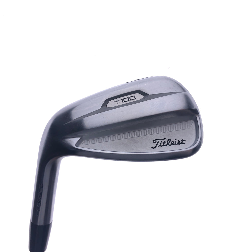 Used Titleist T100 2021 Pitching Wedge / 46.0 Degrees / Stiff Flex / Left-Handed - Replay Golf 