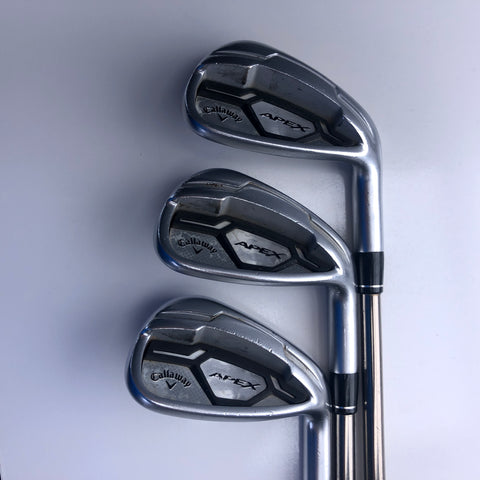 Used Callaway Apex CF16 Iron Set / 4 - PW / Stiff Flex - Replay Golf 