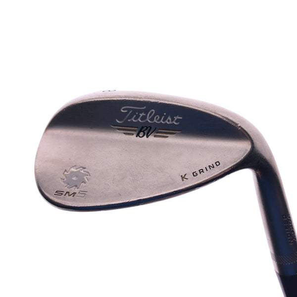 Used Titleist Vokey SM5 Gold Nickel Lob Wedge / 58.0 Degrees / Wedge Flex - Replay Golf 
