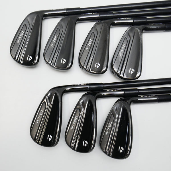 Used TaylorMade P790 2020 Black Iron Set / 4 - PW / Stiff Flex - Replay Golf 