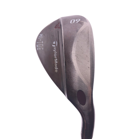 Used TaylorMade Milled Grind HI-TOE Lob Wedge / 60.0 Degrees / Wedge Flex - Replay Golf 