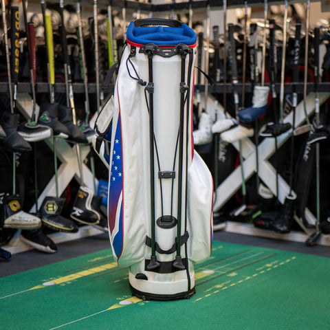 Used Srixon SRX Limited Edition US Open Blue/Red/White Stand Bag - Replay Golf 