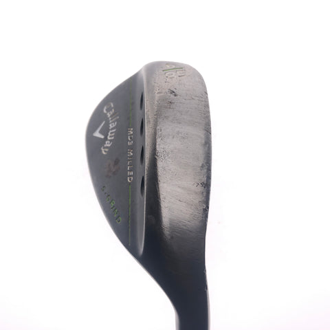 Used Callaway MD3 Milled Black Lob Wedge / 58.0 Degrees / Stiff Flex - Replay Golf 