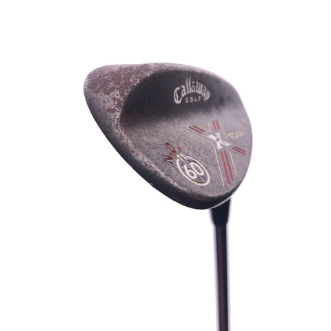 Used TOUR ISSUE Callaway X Tour Raw Lob Wedge / 60.0 Degrees / X-Stiff Flex - Replay Golf 