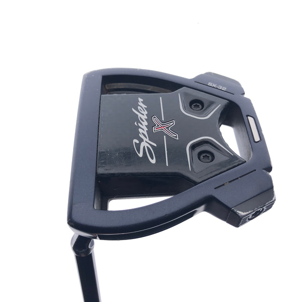 Used TaylorMade Spider X Navy Putter / 33.0 Inches / Left-Handed - Replay Golf 