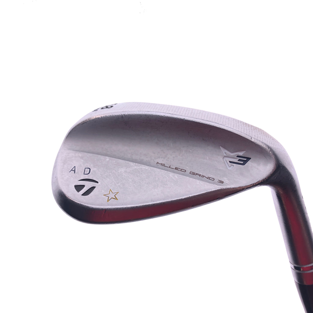 Used TaylorMade Milled Grind 3 Lob Wedge / 58.0 Degrees / Regular Flex - Replay Golf 