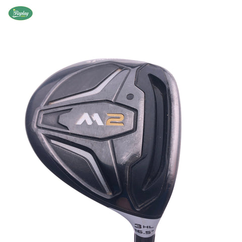 Used TaylorMade M2 2016 3  HL Wood / 16.5 Degrees / Elements Chrome 7F5T X-Flex - Replay Golf 