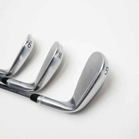 Used PXG 0317 ST 3 X Forged Iron Set / 5 - PW + GW / Stiff Flex / Left-Handed - Replay Golf 