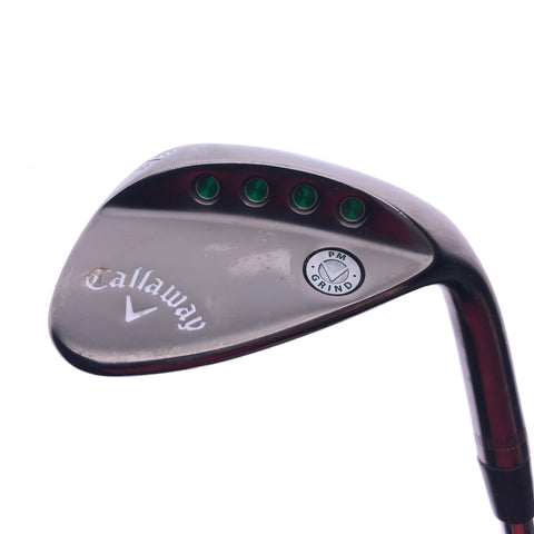 Used Callaway Mack Daddy PM Grind 19 Tour Grey Lob Wedge / 58