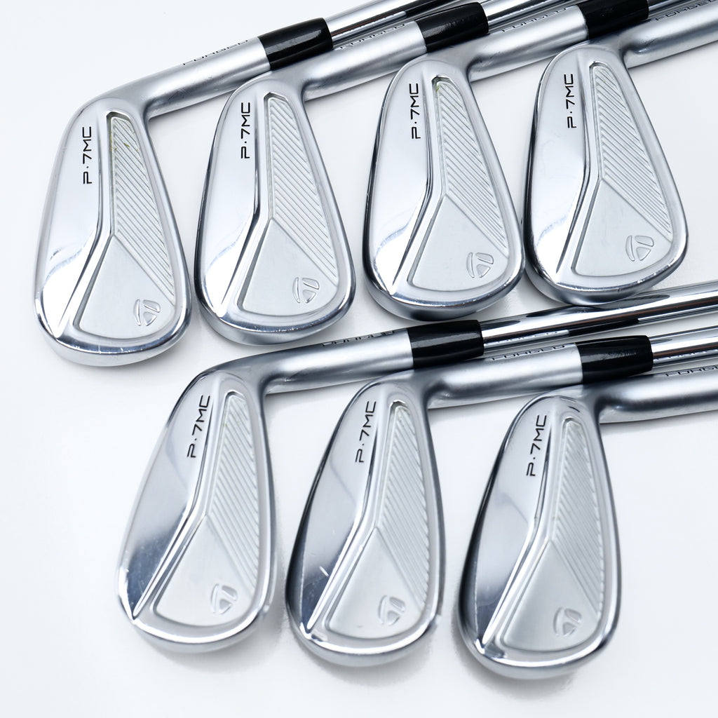 Used TaylorMade P7MC 2023 Iron Set / 4 - PW / X-Stiff Flex - Replay Golf 