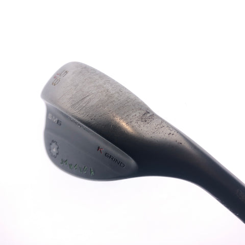 Used Titleist Vokey SM6 Jet Black Lob Wedge / 58.0 Degrees / Stiff Flex - Replay Golf 