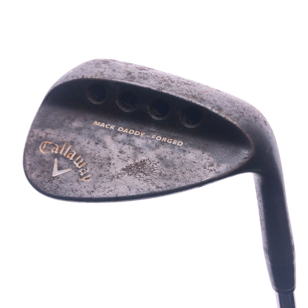 Used Callaway Mack Daddy Forged Slate Sand Wedge / 54.0 Degrees / Stiff Flex - Replay Golf 