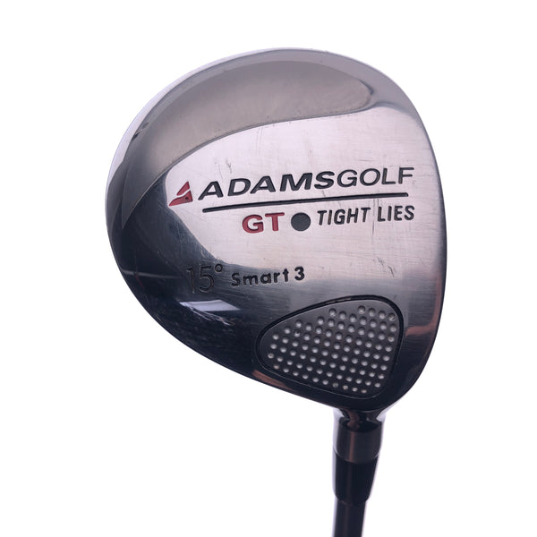 Used Adams GT Tight Lies 3 Fairway Wood / 15 Degrees / Ultralite Flex - Replay Golf 