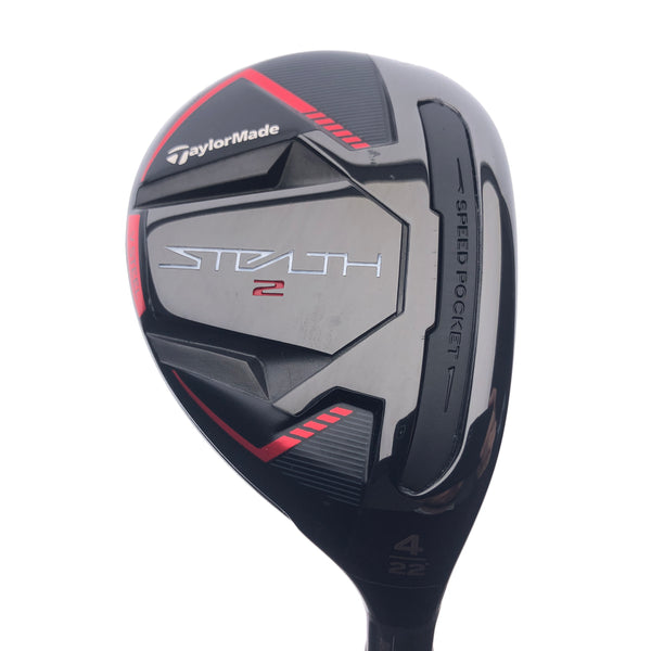 Used TaylorMade Stealth 2 4 Hybrid / 22 Degrees / A Flex