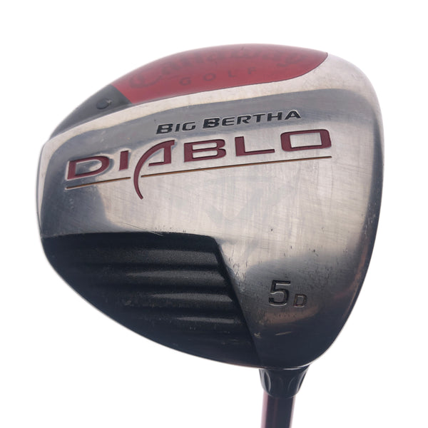 Used Callaway Big Bertha Diablo 5 Fairway Wood / 18 Degrees / Regular Flex - Replay Golf 