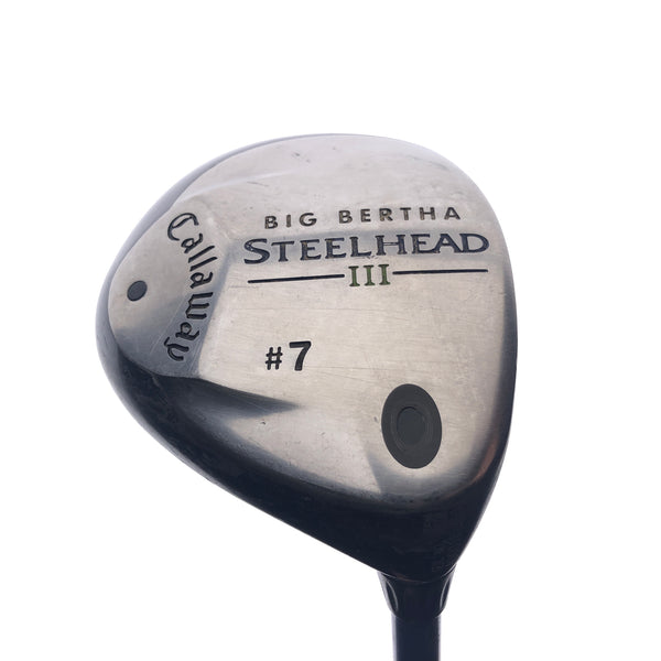 Used Callaway Big Bertha Steelhead III 7 Fairway Wood / 21 Degrees / Ladies Flex - Replay Golf 