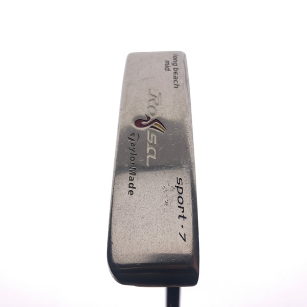 Used TaylorMade Rossa Long Beach Mid Sport 7 Putter / 35.0 Inches - Replay Golf 