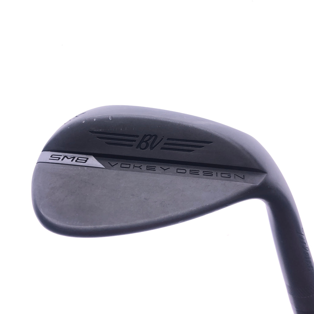 Used Titleist Vokey SM8 Jet Black Sand Wedge / 54.0 Degrees / Wedge Flex - Replay Golf 