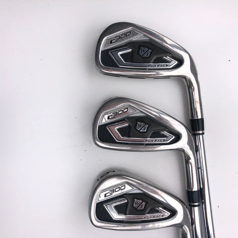 Used Wilson C300 Iron Set / 4 - 9 IRON / KBS Tour 90 Regular Flex - Replay Golf 