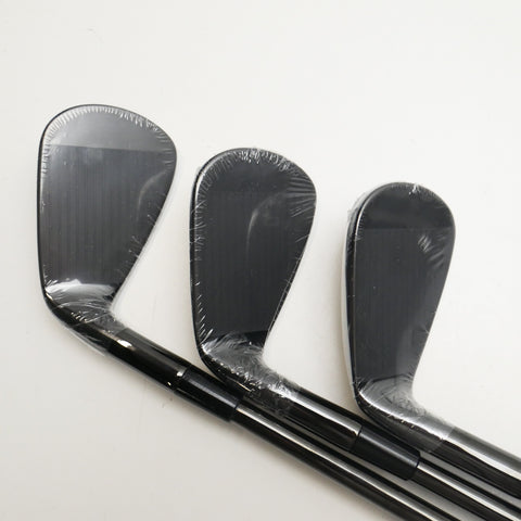 NEW TaylorMade P770 2023 Black Iron Set / 4 - PW / Stiff Flex - Replay Golf 